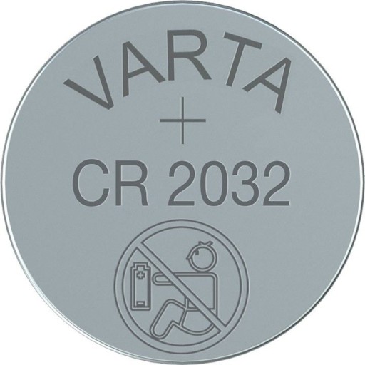 Alkalická batéria pre diaľkové ovládače Varta FLAT CR2032