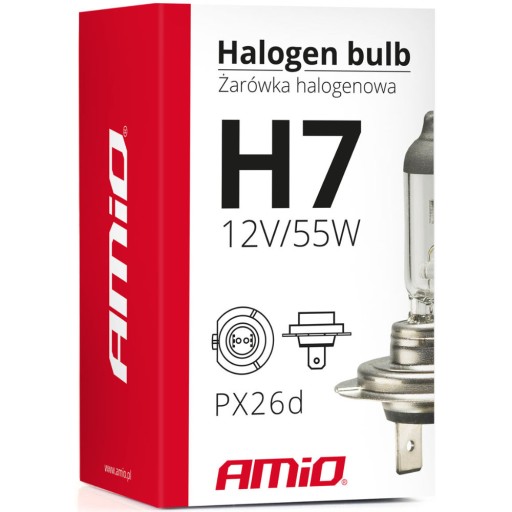HALOGÉNOVÁ AUTOŽIAROVKA H7 12V 55W UV filter