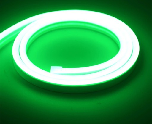 LED pásik 12V vodeodolný 1m NEON ZELENÝ