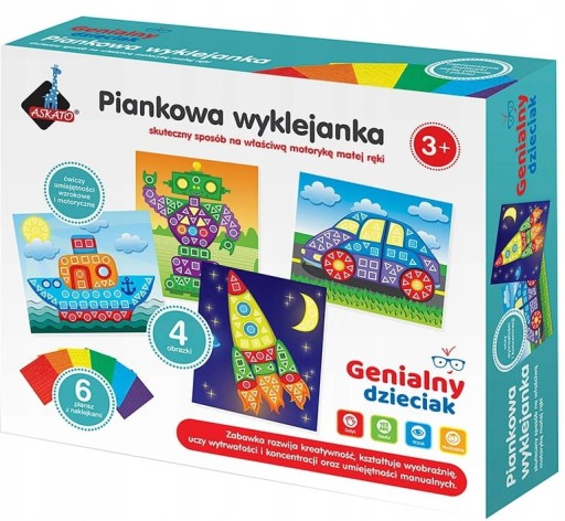 PENOVÁ MOZAIKA NA VLEPENIE GENIUS KID