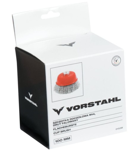 M14 predná kefa, vlnitý drôt 80mm VORSTAHL