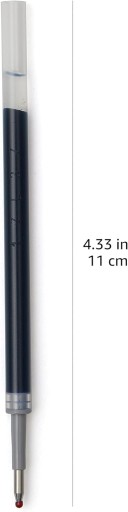 Náplň gélového pera 0,7 mm modrá 12 ks Amazon Basics