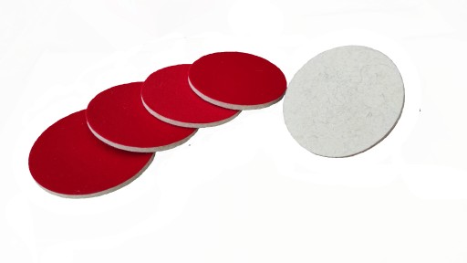 Leštiaca plsť na suchý zips 125mm
