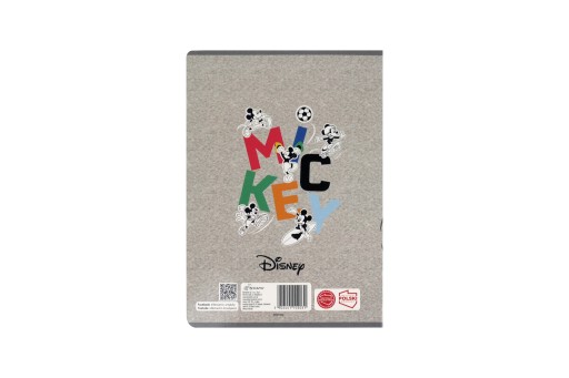 Štvorcový zápisník Mickey Mouse A5