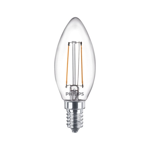 2x E14 PHILIPS LED žiarovka 2W = 25W RETRO FILAMENT