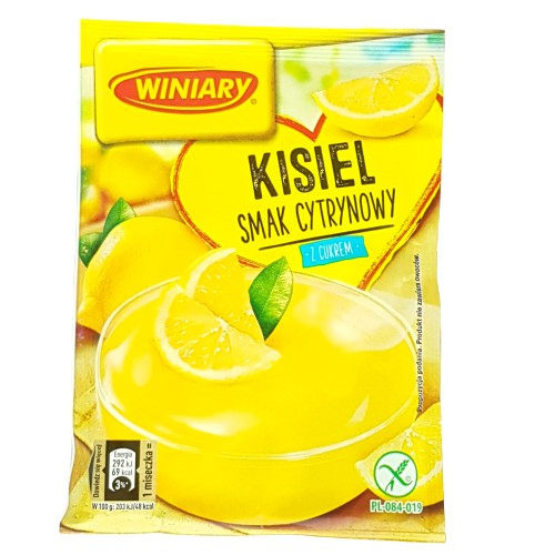 Winiary Lemon ochutené želé s cukrom 77 g