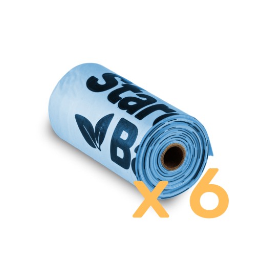 STARCHBAG BIO vrecká na exkrementy 1 rolka (15 sáčkov)