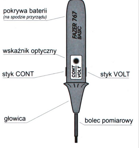 ELEKTRICKÝ TESTER FAZER 767 TESTER SIEŤOVÉHO NAPÄTIA