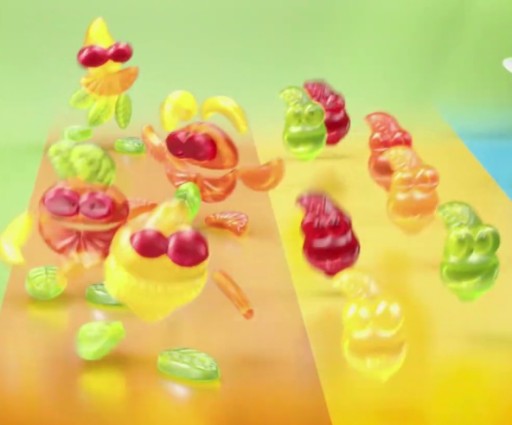 Nimm2 Śmiejżelki Fruit Jelly 3 balenia Storck sada kyslých jogurtových želé