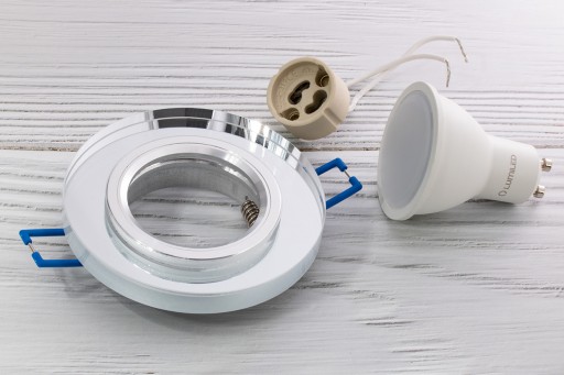 Set halogénové GLASS svietidlo + LED GU10 6W
