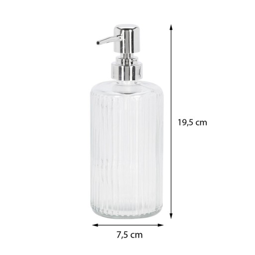 Bathroom Solutions ručný dávkovač mydla 350 ml transparentný