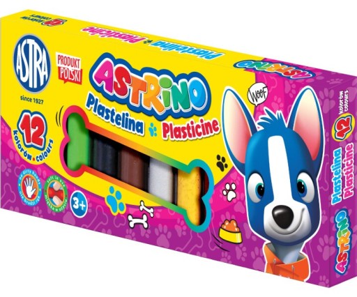 Plastelína 12 farieb Astrino