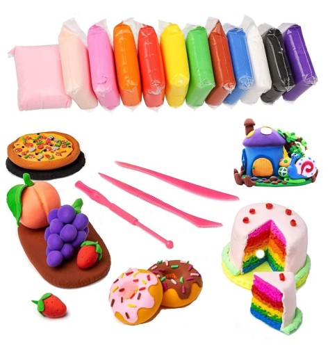 PLASTICINE SENSO CLAY POLYMER FOAM 12 ks