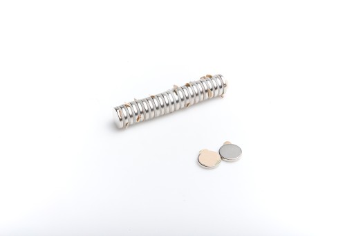 Neodymový magnet MW 12x2 N38 s lepidlom 3M 10 ks.