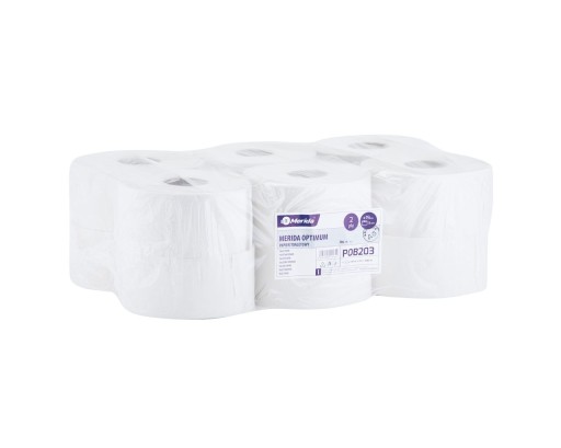 2x Toaletný papier 2-vrstvový 19cmx140m biely