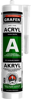GRAFEN ACRYLIC CONSTRUCTION AKRYLÁTOVÝ TESNENIE BIELY 300ml