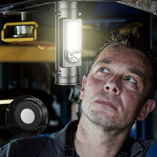 LED COB ČELOVKA MAGNETOVÁ USB ČELOVÁ LAMPA