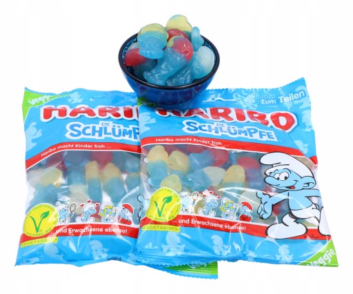HARIBO Schlumpfe Smurfs Ovocná želé fazuľa 175g DE
