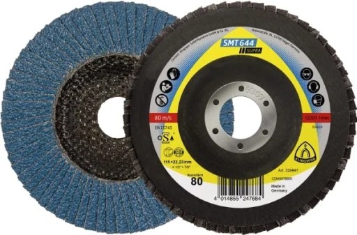 Klingspor lamelový kotúčový brúsny kotúč SMT 644 Supra 125x22,23mm G60 330006