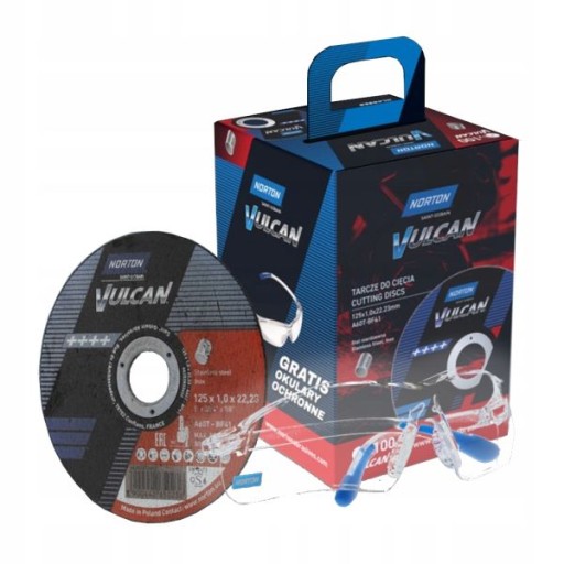 NORTON VULCAN INOX nerezový rezací kotúč na kov 125x1x22 mm