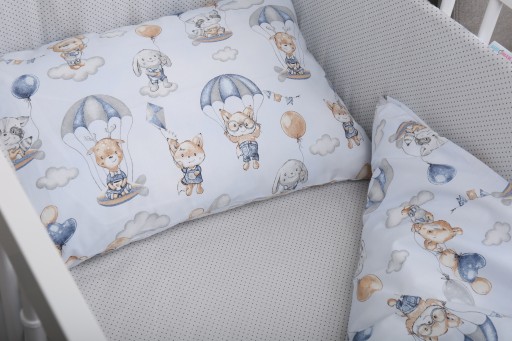 OBLIEK NA VANKÚŠ 40x60 cm BAVLNA 100% JASIEK BABYMAM Zips