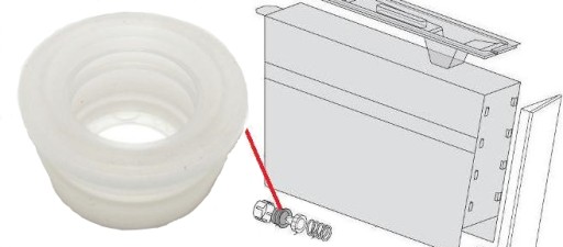 Tesnenie nádrže Delonghi Eletta Dinamica 350