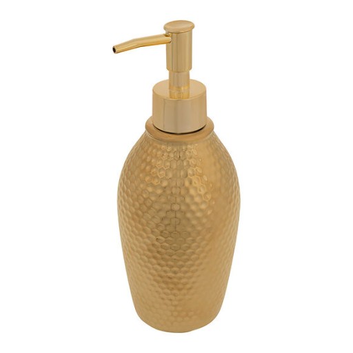 DÁVKOVAČ TEKUTÉHO MYDLA ZLATÉ TEXTUROVANÉ 400ml