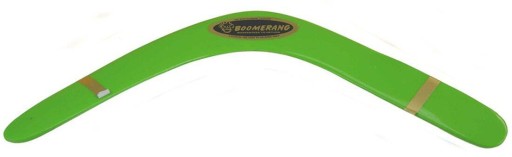 Vracajúci bumerang vracajúci sa vrhací bumerang 40 cm zelený