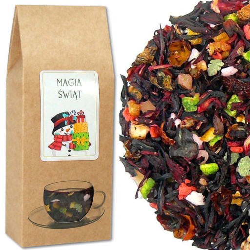 OVOCNÝ ČAJ Vianočná DARČEKOVÁ krabička 50g