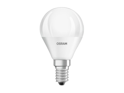 OSRAM E14 LED GUĽOVÁ ŽIAROVKA 4,9W = 40W 470lm 4000K
