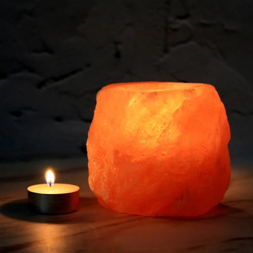 Soľný svietnik Soľná lampa prírodný ionizátor S