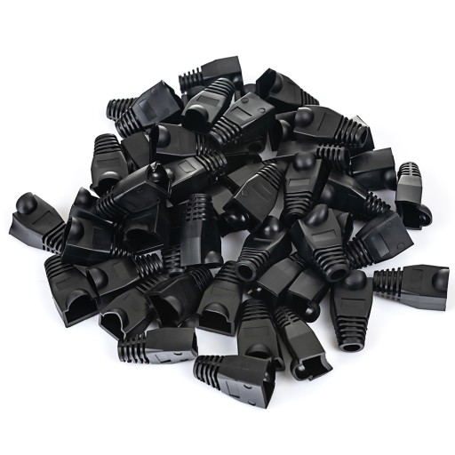 KRYT NA ZÁSTRČKU RJ45, ČIERNA 1 KS