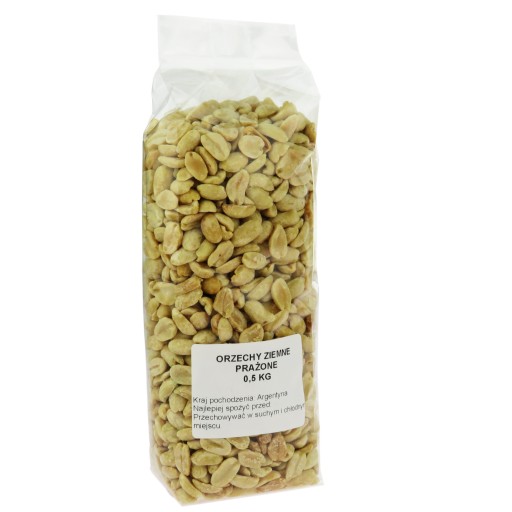 ARAŠIDY, pražené, solené, 500g, arašidy