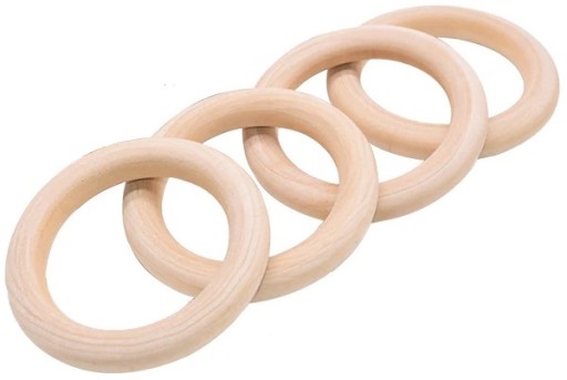 Drevené prstene DIY handicraft 15mm 10ks