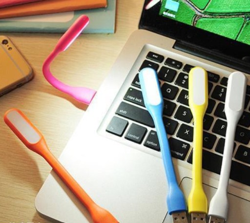 SILIKÓNOVÁ USB LED LAMPA FLEXIBILNÉ BIELE SVETLO RÔZNE FARBY ÚSPORNÉ