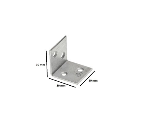 STAVEBNÝ UHOL 30x30x30mm KONEKTOR 5 KS