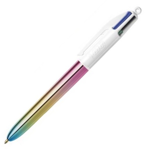 Automatické guľôčkové pero. 4-farebný BIC 4Colors Gradient