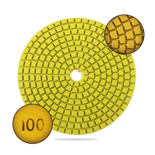 DIAMANTOVÝ KOTÚČ 100 MM 100 BRÚSNY KOTÚČ LEŠTENIE KAMEŇA MRAMOR GRESSES