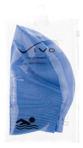SILIKÓNOVÁ ČIAPKA VIVO B-1318 3-D MODRÁ