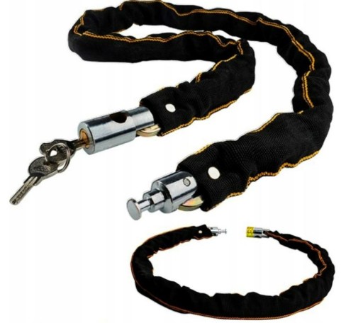 BIKE LOCK REŤAZOVÝ ZÁMEK ZÁMOK NA MOTOR BICYKEL TVRZENÝ