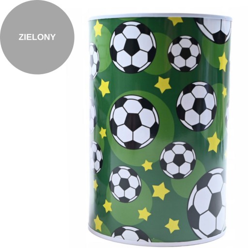 KOVOVÁ KANZIČKA BANKOVKY FUTBAL XXL DARČEK