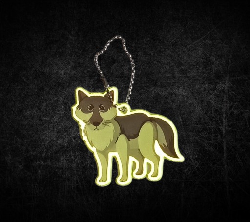 REFLEXNÝ PRÍvesok GADGET KĽÚČENKA S REŤAZKOU REFLEXNÝ PRÍvesok WOLF
