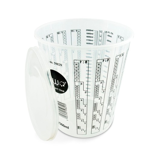 Nádoba na miešanie farieb T4W so stupnicou 2300 ml