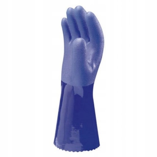 PRACOVNÉ RUKAVICE VODEODOLNÉ OLEJOvzdorné CHEMICKÉ PVC SHOWA 660 10-XL