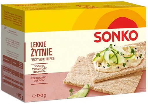 Sonko Ražný chlieb svetlý 170g x2