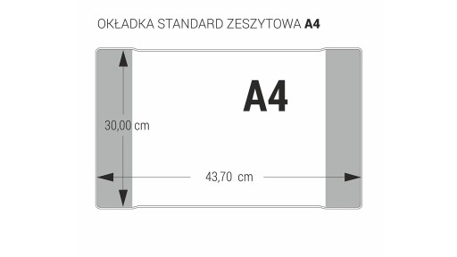 Štandardný obal A4 BIURFOL 300x437mm