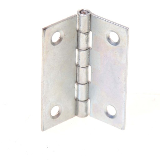 Nábytkový opletený pánt 50 x 42mm, strieborný, 20 ks