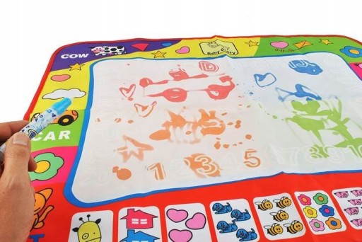 XL vodná podložka na maľovanie a kreslenie vodou, veľká