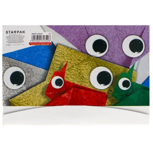 METALIZOVANÝ KREPOVÝ PAPIER C5 ZLOŽKA 6 FAREB STARPAK