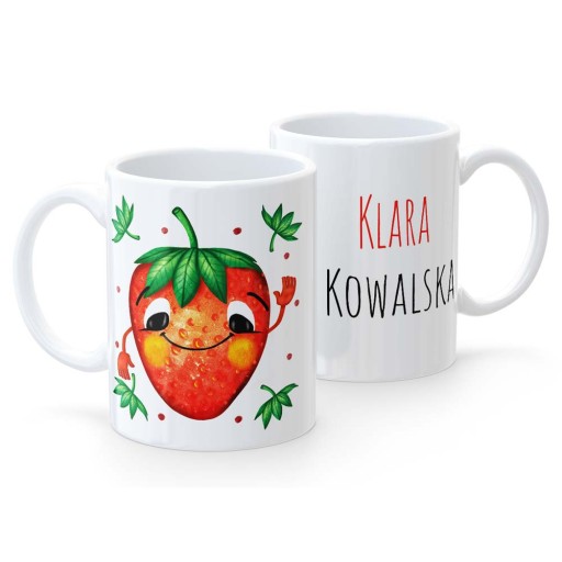 Hrnček pre predškoláka Názov JAHODA Biely